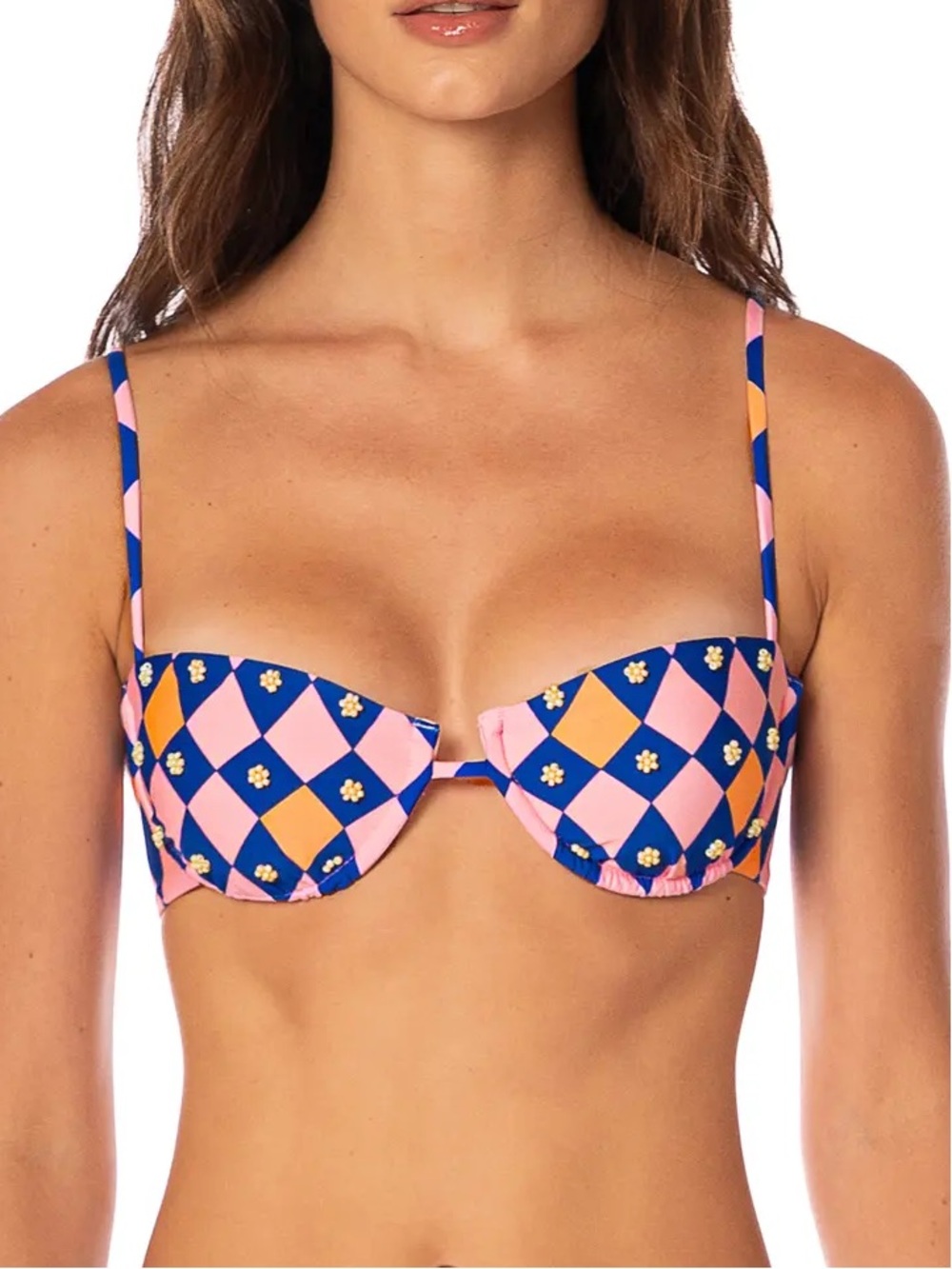 Maaji Like a Diamond Amatista Reversible Underwire Bikini Top